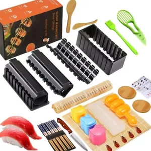 31 piezas Kit profesional de fabricación de sushi para principiantes con tapetes de sushi de bambú y más - Imagen 1 de 6