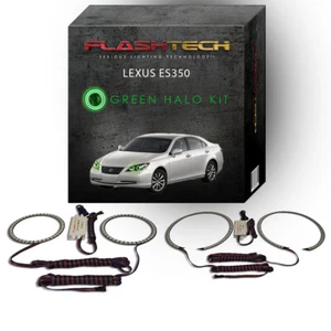 Kit de anillo de halo de faros LED ojo de ángel verde para faros Lexus ES350 2007-2009 - Imagen 1 de 2
