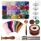 DIY Wax Seal Stamp Kit with 24 Vibrant Colors - Craft, Invitations & Decor