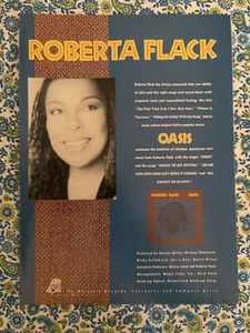Anuncio impreso Roberta Flack Oasis 1998 vintage - Imagen 1 de 6