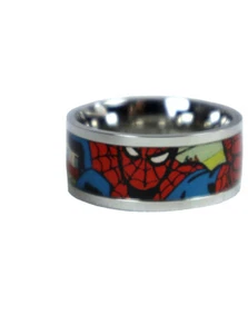 Spider-Man Stainless Steel Ring Size 10 Marvel Comics Universe New In Box - Picture 1 of 5