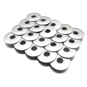 20PCS ALUMINUM BOBBIN FOR TAJIMA Embroidery TM,TMB,TMBE,TMBW,TME, MACHINES - Picture 1 of 2