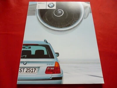 BMW 3er E46 Touring 318i 320i 328i 320d 330d Prospekt Brochure Depliant von 1999 - Imagem 1 de 4