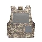 Body Bulletproof Vest Front Back Plates Armor Tactical Jacket Guard Security Kit