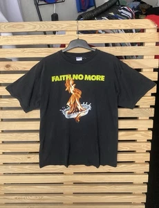Vintage Faith No More 00s Metal Rock Band Faded Tee Y2K Fan Shirt USA - Picture 1 of 5