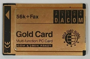 Psion Dacom 56k + Fax Gold Card Multi-function PC Card GSM & ISDN Ready. Sw4 - Photo 1/2