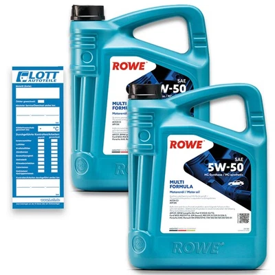 10L ROWE HIGHTEC MULTI FORMULA 5W-50 Motoröl Dexos 2 VW 502.00 505.00 BMW LL-04 - Bild 1 von 4
