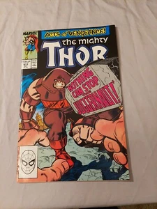 EL PODEROSO THOR #411 1ª APARICIÓN CAMAFEO NUEVOS GUERREROS / NOCHE THRASHER - Imagen 1 de 2