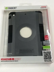 TRIDENT IPAD MINI 1/2/3 KRAKEN A.M.S. GRAY - Picture 1 of 5