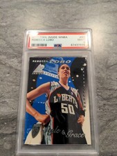 1997 Pinnacle Inside WNBA Rebecca Lobo #80 PSA 9 NM-MT Rookie RC HOF NY Liberty