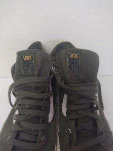 Vans Para Hombre Off The Wall 721277 Zapatos de Camuflaje Oliva Top Alto con Cordones Talla 10 - Imagen 1 de 6