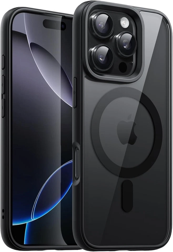 Shockproof Clear Magsafe Case iPhone 17 Pro 16 Pro 15 14 13 12 Pro 11 16E  16 - Image 1 of 4