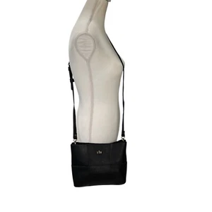 Portland Leather Charlotte Leather Small Crossbody Bag Black - Bild 1 von 13