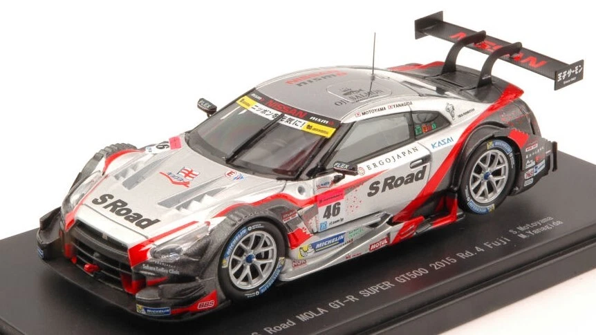 Ebbro NISSAN GT-R N.46 14th FUJI GT500 2015 MOTOYAMA-YANAGIDA 1:43 - Immagine 1 di 1