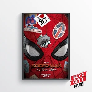 Spiderman Far From Home Movie Film Posters Print Wall Art A5 A4 A3 A2 - Picture 1 of 1