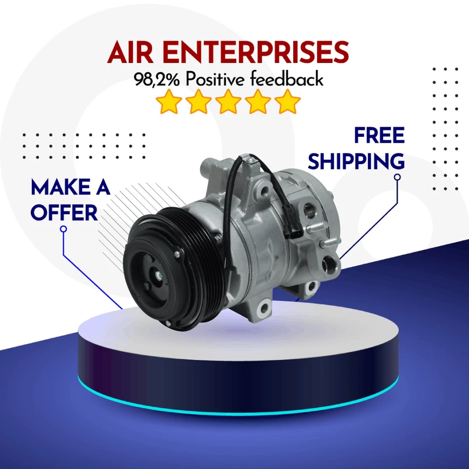 Compressor A/C Fit Ford Focus 2008-2011, Ford Transit Connect 2010-2013 - Image 1 of 1