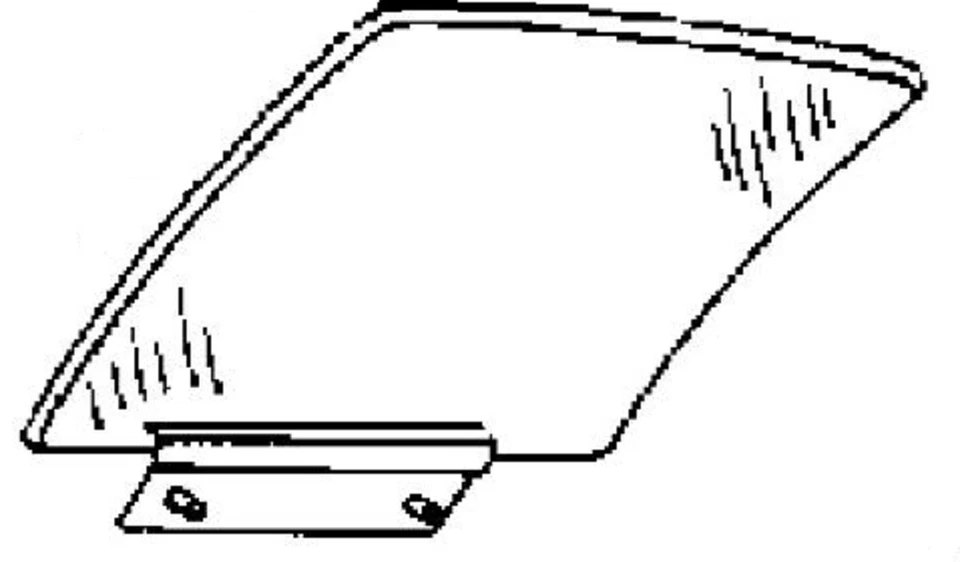 Compatível com Buick Park Avenue 1991-1996 4 portas sedã motorista lado esquerdo porta traseira vidro - Imagem 1 de 1