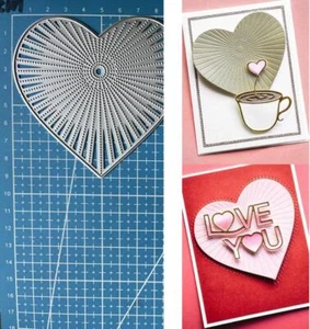 Heart Metal Cutting Dies Scrapbooking Paper Card Crafts Embossing Stencils Mould - Picture 1 of 6