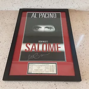 Póster de Broadway Oscar Wilde's Salome 2006 firmado por Al Pacino-Wadsworth Theater - Imagen 1 de 10
