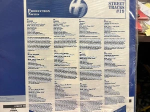 STREET TRACKS 19 LP SCHWARZE MASCHINE NAS KAT US3 DOMINO PSYCHO 3. SCHIENEN COOLO - Bild 1 von 1