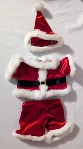Build a Bear Weihnachten Urlaub Weihnachtsmann Anzug Teddy Kleidung Outfit Kostüm BAB - Bild 1 von 6