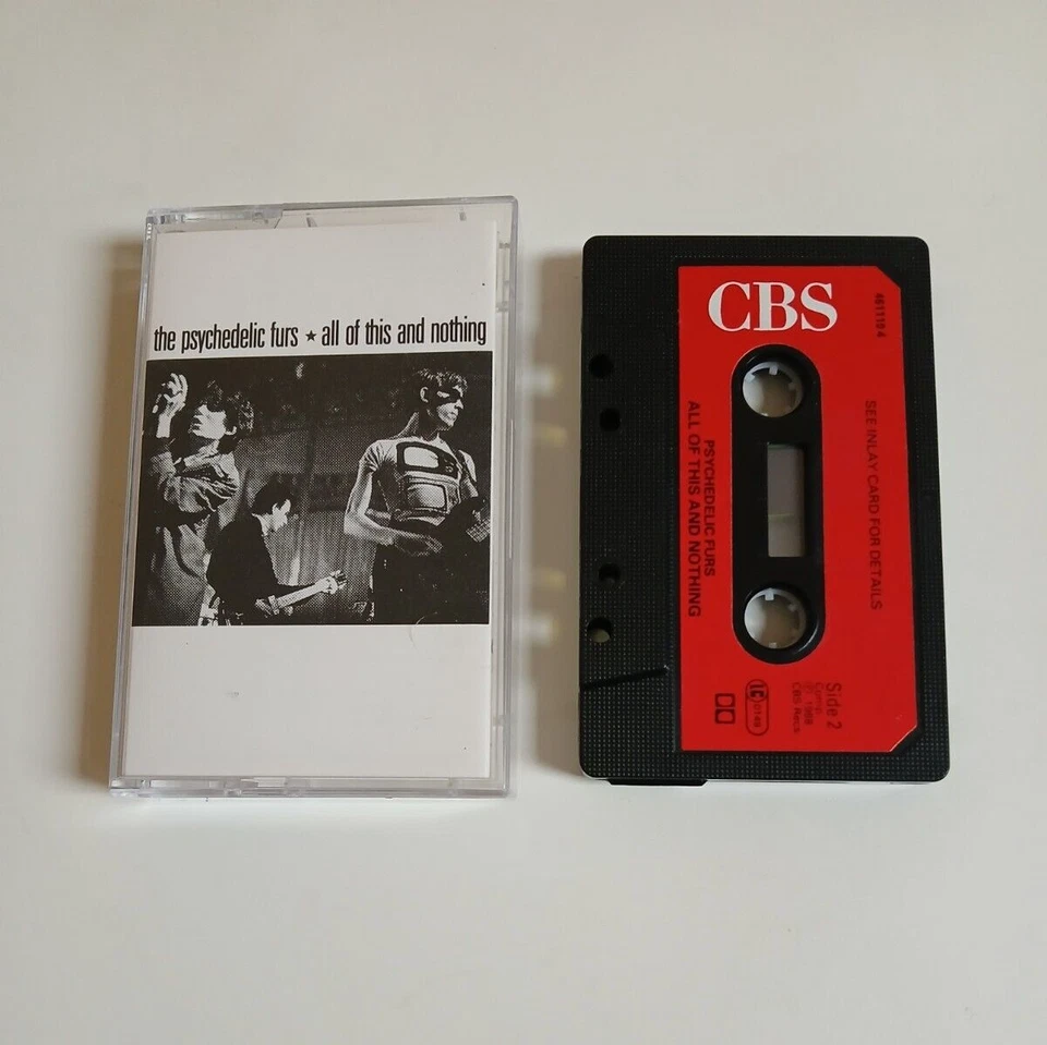 THE PSYCHEDELIC FURS ALL OF THIS AND NOTHING CASSETTE TAPE CBS UK 1988 - Image 1 of 1