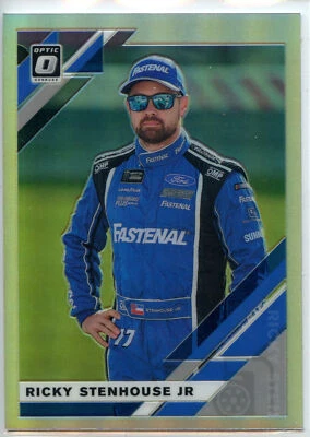 2020 Donruss Racing NASCAR Optic HOLO SILVER Parallel #38 Ricky Stenhouse Jr - Image 1 of 2