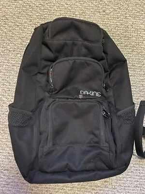 DAKINE WOMENS BLACK AND INSIDE FLORAL LAPTOP BACKPACK EXCELLENT - Image 1 of 4