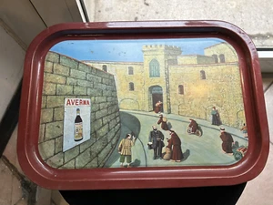 VERNA BITTER METAL LITHOGRAPHED DRINK ADVERTISING TRAY - Picture 1 of 3