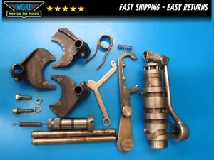 1985 HUSQVARNA CR500 TRANSMISSION GEAR CHANGE FORKS SHIFT SHAFT CAM DRUM SHIFTER - Picture 1 of 19