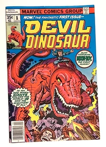 Devil Dinosaur #1 / 1st Appearance / Jack Kirby / Marvel 1978 / VF- (7.5) - Picture 1 of 7