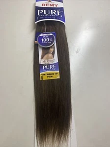Extensión de tejido de cabello humano puro de la Vía Láctea Yaky_14"_#P4/30* - Imagen 1 de 3
