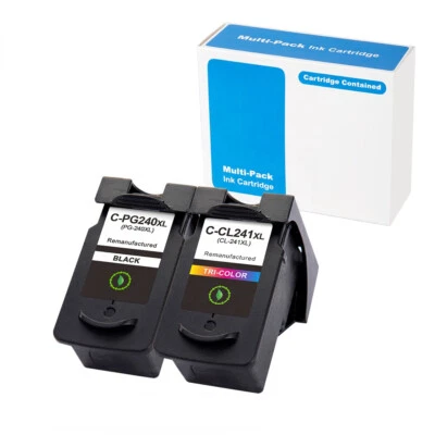 PG240XL CL241XL  Color Ink Cartridge for Pixma Canon MG2120 Printer 2pc/set - Image 1 of 2