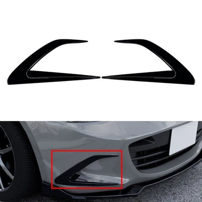 Front Bumper Side Air Vent Trims For Mazda MX-5 ND Miata 2016-2025 - Image 1 of 4