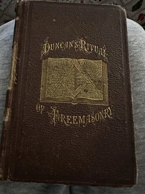 Duncan's Masonic Ritual And Monitor Guide To The Three Symbolic  Degrees 1866 - Image 1 of 4