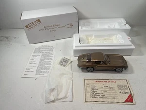 Danbury Mint Saddle Tan Limited Edition 1964 Chevrolet Corvette Coupe - Picture 1 of 11