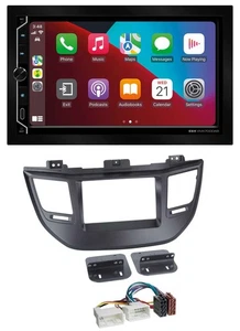 ESX 2DIN DAB USB MP3 Bluetooth Autoradio für Hyundai Tucson ab 15 schwarz - Bild 1 von 8