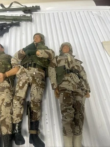 Desert Storm Action Figures 1:6 Size Lot Of 4 - Picture 1 of 8