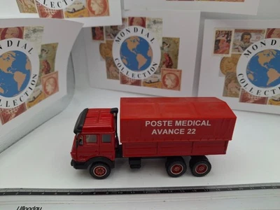 PMPB10-0474 Camion Sapeurs Pompieri Solido Mercedes Poste Medico 22 1/60 - Immagine 1 di 2