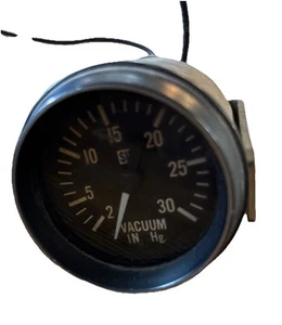 Stewart Warner SW VACUUM Gauge IN Hz Vintage Untested AS IS - Bild 1 von 5