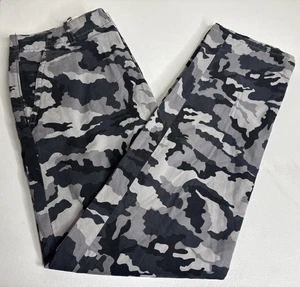 Herren Levi Strauss Co. Camouflage schwarz grau Tasche weißes Etikett Baumwolle Chino Hose 34x32 - Bild 1 von 17