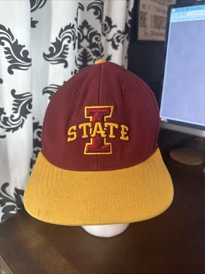 Iowa State Cyclones Wool BlendBaseball Cap Hat Top of the World One Fit Red Gold — 第 1/4 张图片