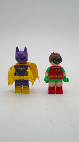 LEGO Minifigure 70902 Batgirl & Robin w/ Yellow Bat Wing Weapon
