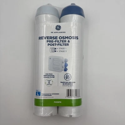 GE ÓSMOSIS INVERSA PREFILTRO POSFILTRO 1 y 3 filtro de repuesto FQ18PN ¡SELLADO! Foto 1 de 4