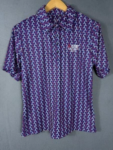 QED Mitsubishi Championship Hualalai Golf Polo Red White & Blue Men’s Medium - Picture 1 of 12