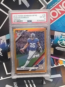 Panini Donruss Optic 2019 - Saquon Barkley #70 Orange Prizm /199 - Foto 1 di 2