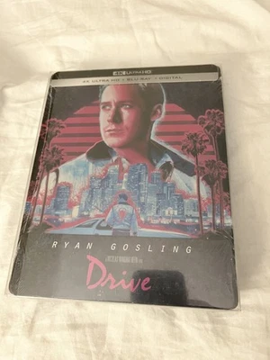 DRIVE-New/Steelbook/4K UHD, B.R., Dig./FREE CASE - image 1 of 4