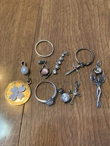 Lote de joyas surtidas de plata de ley con piedras 19,8 gramos - Imagen 1 de 5