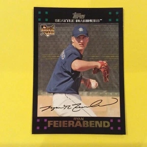 2007 Topps #291 Ryan Feierabend RC Seattle Mariners - Imagen 1 de 2