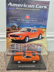 1/43 DEAGOSTINI Américain Voitures Collection 1969 AMC Amx Big Mauvais Diecast # - Picture 1 of 4